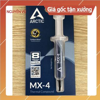 Keo tản nhiệt cpu, gpu arctic mx4 loại 4g - 8g tản nhiệt cực tốt