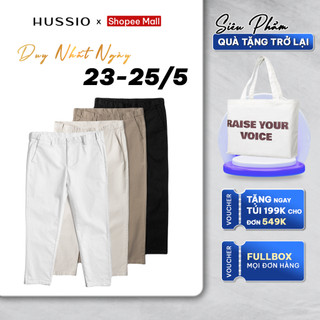 Quần dài nam CHINOS vải Kaki nhung cao cấp, co giãn, mềm mịn, trẻ trung, thanh lịch - HUSSIO