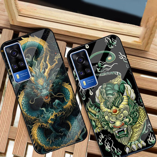 Ốp Lưng VIVO Y51 2020,Y53s , Y72 5G mặt kính cường lực cao cấp thiết kế Độc Quyền