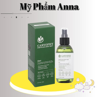 Xịt Giảm Mụn Lưng Caryophy Portulaca Body Mist giảm mụn, mờ thâm, sáng da toàn thân 150mL - ANNA