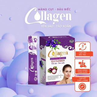 Collagen măng cụt đậu biếc Zenpali - 30gói, Trắng Da, Tăng nội tiết tố, mờ tàn nhan, giảm nám
