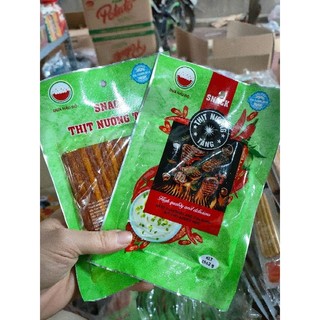 sỉ 1 bịch 30 gói Snack Thịt Nướng Tảng hiệu dưa hấu đỏ
