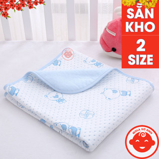  Tấm lót chống thấm cho bé sơ sinh 4 lớp MOLA CAO CẤP siêu mềm mại siêu thấm 70x50cm 