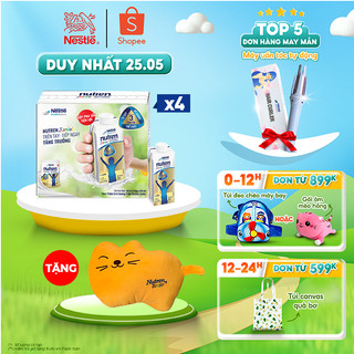  4 Lốc Sữa Dinh Dưỡng NUTREN JUNIOR - Hộp Pha Sẵn Tiện Lợi - Lốc 3 Hộp - 200ml/Hộp