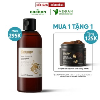 BIG SIZE Gel bí đao rửa mặt cocoon 310ml cho da dầu mụn VEGAN Mỹ Phẩm Thuần Chay