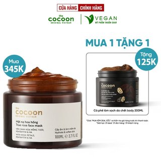 BIG SIZE Mặt nạ hoa hồng cocoon 100ml thuần chay