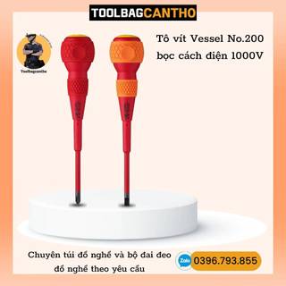 Tô vít vessel no.200 bọc cách điện 1000v