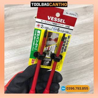 Tô vít Vessel No.200 bọc cách điện 1000V