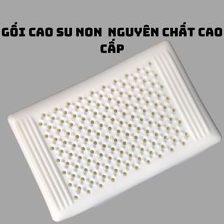 Gối Cao Su Đúc Nguyên Khối Cao Cấp Có Gai Massage Vai Cổ Gáy, hỗ trợ vai gáy
