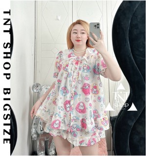 ĐỒ BỘ BIGSIZE CỔ SEN  [TNT SHOP BIGSIZE 60KG 90KG]