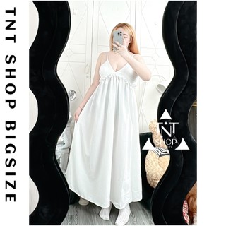 ĐẦM MAXI BIGSIZE 2 DÂY BÈO NGỰC [TNT SHOP BIGSIZE 60KG 90KG]