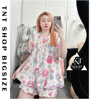 ĐỒ BỘ BIGSIZE CỔ SEN  [TNT SHOP BIGSIZE 60KG 90KG]