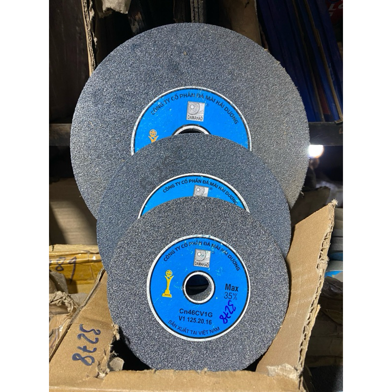 (Giá Tốt) Đá Mài Hợp Kim Mài Dao Tròn - Đá Mài Hải Dương Mịn Và Thô 125mm,175mm, 150mm, 200mm