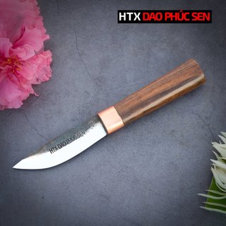 Dao gọt quả nhíp xe cán gỗ m10ddlc htx dao phúc sen 10cm