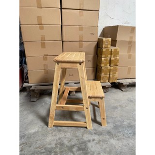 Ghế thắp nhang thắp hương 2 tầng - ghế đa năng gấp gọn - Gỗ Cao Su - Ori House