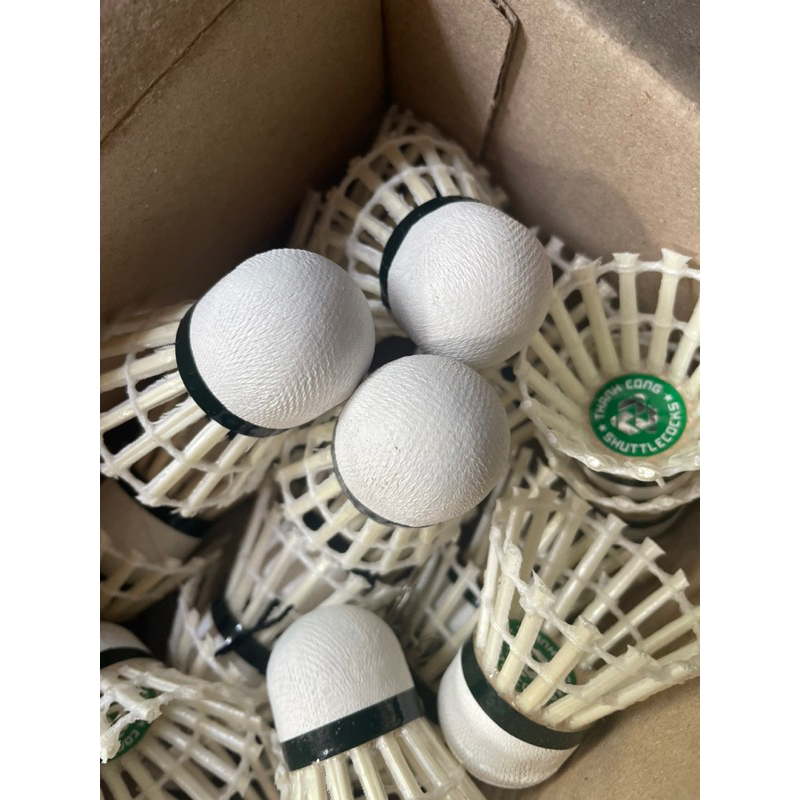 [8c]Đế cầu lông cũ, làm móc khoá, đồ Handmade