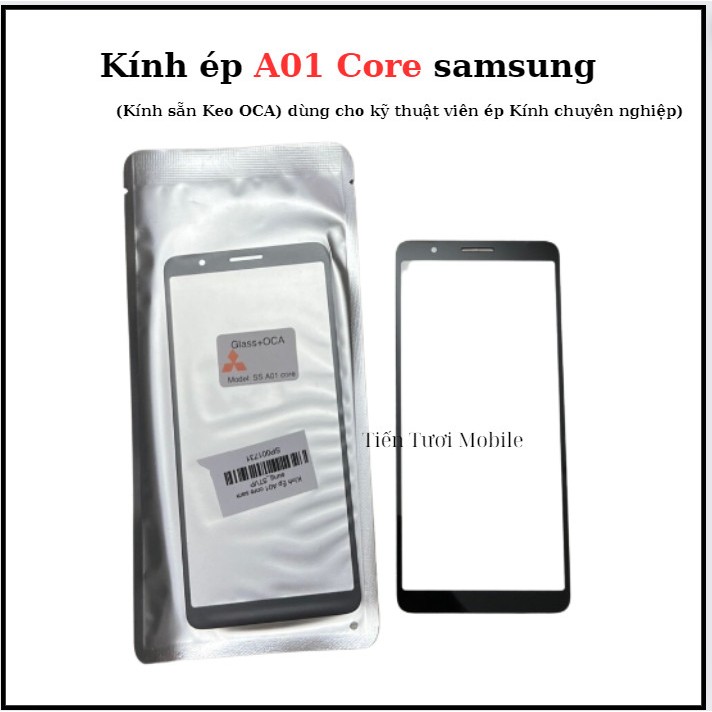 Kính ép A01 Core sam sung KEO xịn
