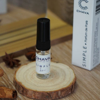 Nước Hoa Nam/Nữ CHAVA SIMPLE 3ML - Nước Hoa Chuẩn Hương Pháp, Phong Cách Xịt, EDP, Lưu Hương 8h