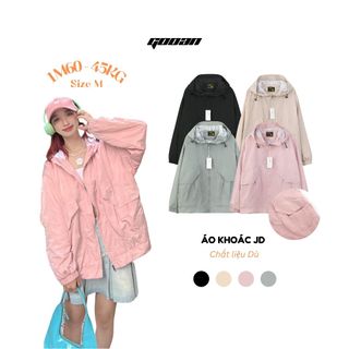 Áo khoác dù nữ gooan jb form rộng
