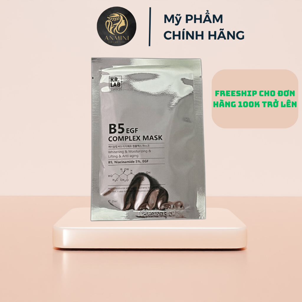 Mặt Nạ Cấp Ẩm Phục Hồi Kr.Lab+ B5 EGF Complex Mask