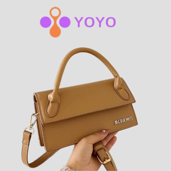 Túi xách nữ đeo chéo Jacquemus họa tiết cao cấp cầm tay size 20 quai tròn, đủ màu siêu hot_YOYO