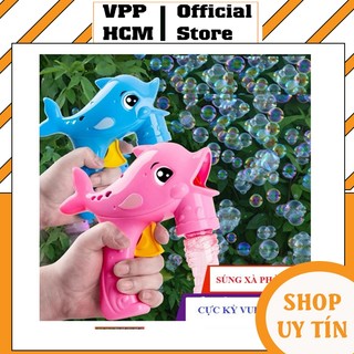 Đồ chơi bắn bong bóng xà phòng cá heo 77-1 - đồ chơi bắn bong bóng xà phòng hình cá heo cho bé