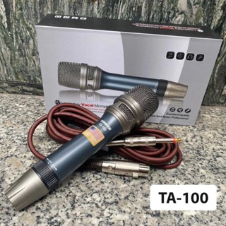 Mic shure TA 100 hàng cao cấp, micro có dây shure chống hú tốt, micro karaoke TA100 shure hát nhẹ, tiếng ấm. BH 3 tháng.