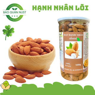 500gr Hạnh nhân ÚC tách vỏ sống làm sữa hạt Bảo Quân Nust