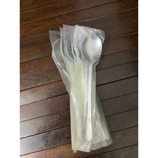10 Thìa inox ăn cơm không gỉ  dài 17.5cm  (thìa sup trơn SG)