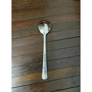 10 Thìa inox ăn cơm không gỉ  dài 17.5cm  (thìa sup trơn SG)
