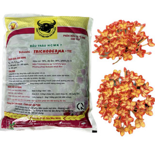 Gói 1 ký Phân đầu trâu hữu cơ Trichoderma + TE,dùng bón gốc