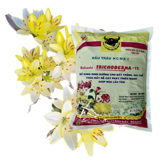 Gói 1 ký Phân đầu trâu hữu cơ Trichoderma + TE,dùng bón gốc
