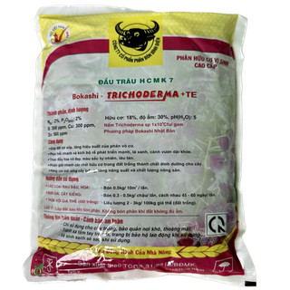 Gói 1 ký Phân đầu trâu hữu cơ Trichoderma + TE,dùng bón gốc