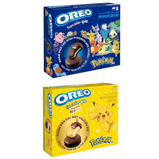 BÁNH SOCOLA PIE CADBURY OREO 360G (12 GÓI)/ OREO NHÂN DẺO MARSHMALLOW/ OREO POKEMON PHIÊN BẢN ĐẶC BIỆT SPECIAL EDITION