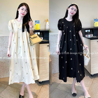 Váy xuông quảng châu [ chỉ bán loại 1] mềm mại thỏ thêu chất thô lạnh babydoll
