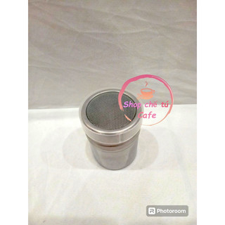 Lọ rắc Bột cacao - cafe bằng thép không gỉ