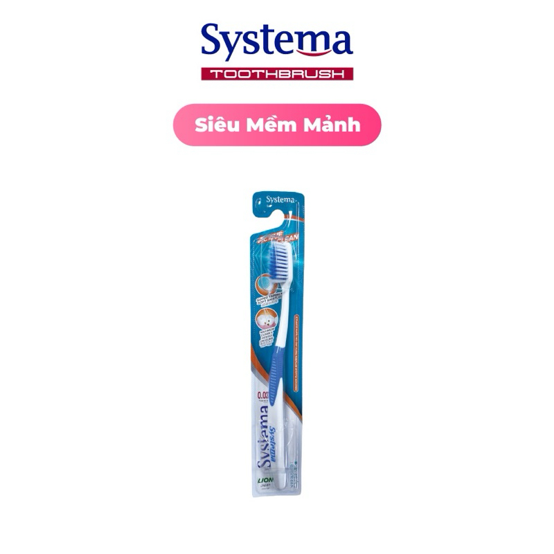 Bàn chải đánh răng Systema Active Clean - Siêu mềm mảnh