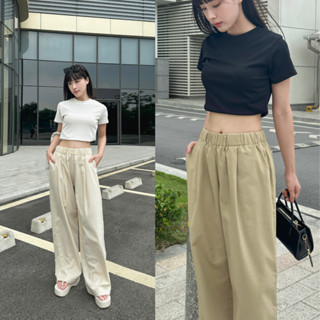 Quần linen nữ ống rộng xếp ly vải linen tưng cao cấp siêu mát mùa hè MQ042