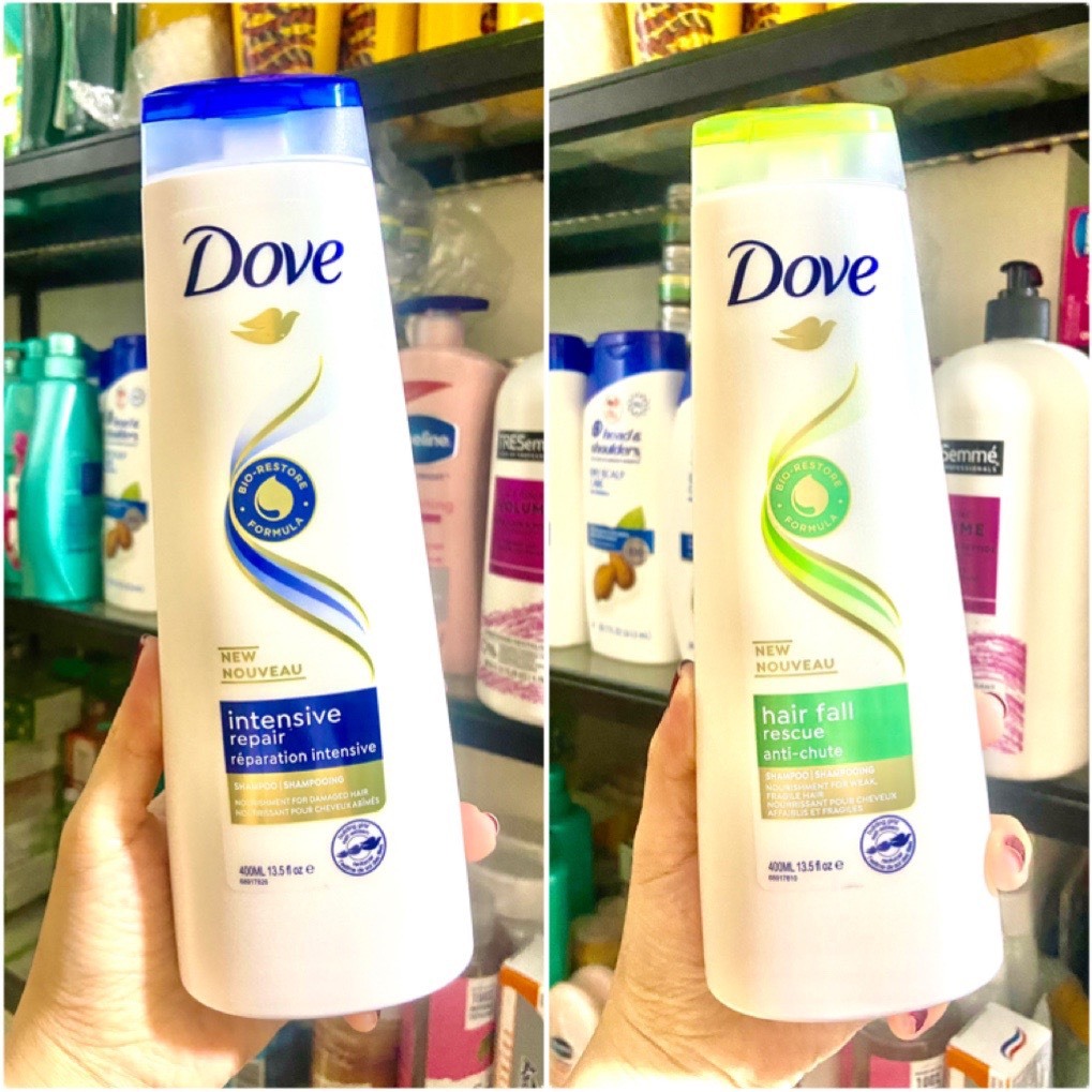 [HÀNG MỸ] Dầu Gội / Xả Dove Mỹ Dove intensive repair + hair fall rescue shampoo 400ml