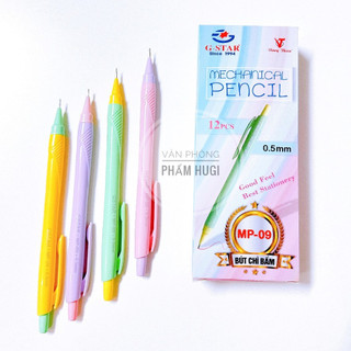 Cây bút chì bấm 2b gstar mp-09 ngòi 0.5mm màu sắc dễ thương dành cho học sinh