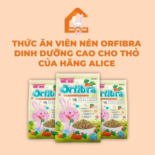 Thức ăn viên nén Orfibra dinh dưỡng cao dành cho thỏ của hãng Alice