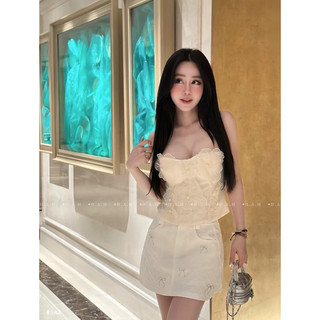 Set đầm cup phối hoa cực hot