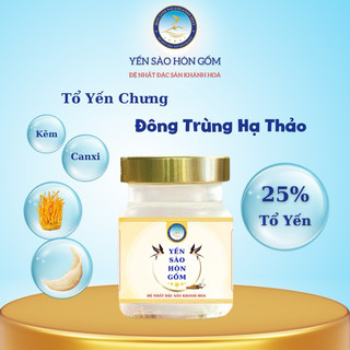 [Hộp 1 Lọ 70 ml] Nước Yến Sào Đông Trùng Hạ Thảo - Yến Sào Hòn Gốm Chính Hiệu Khánh Hòa - HGNEST