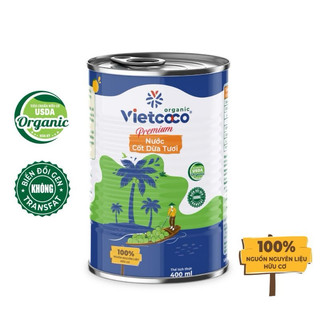 Nước cốt dừa tươi Organic Vietcoco (400ml)