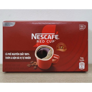 Cà phê hòa tan kết hợp cà phê rang xay NESCAFÉ Red Cup 30g