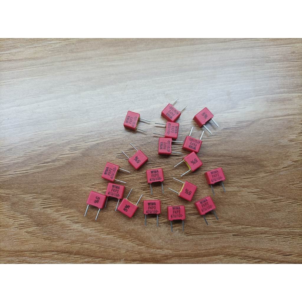 Tụ Wima FKP2  470pF 471 - 100v