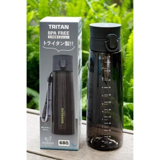 BÌNH NƯỚC TRITAN CÓ LỌC TRÀ KAIYO NHẬT BẢN 680ml CHIU NHIỆT ĐỘ -20 ĐẾN 109 ĐỘ