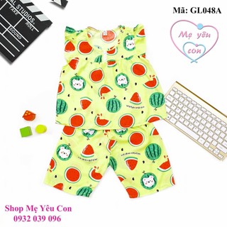 Bộ lửng bé gái Size 2 (6-8kg) Tole/lanh 2 da loại 1, có nút cài trước cổ áo. Được chọn mẫu.