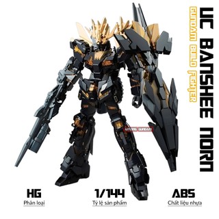 Mô hình HG Unicorn Banshee 02 Norn Full Psycho-Frame Prototype, 1/144 Gundam, Xếp hình thông minh
