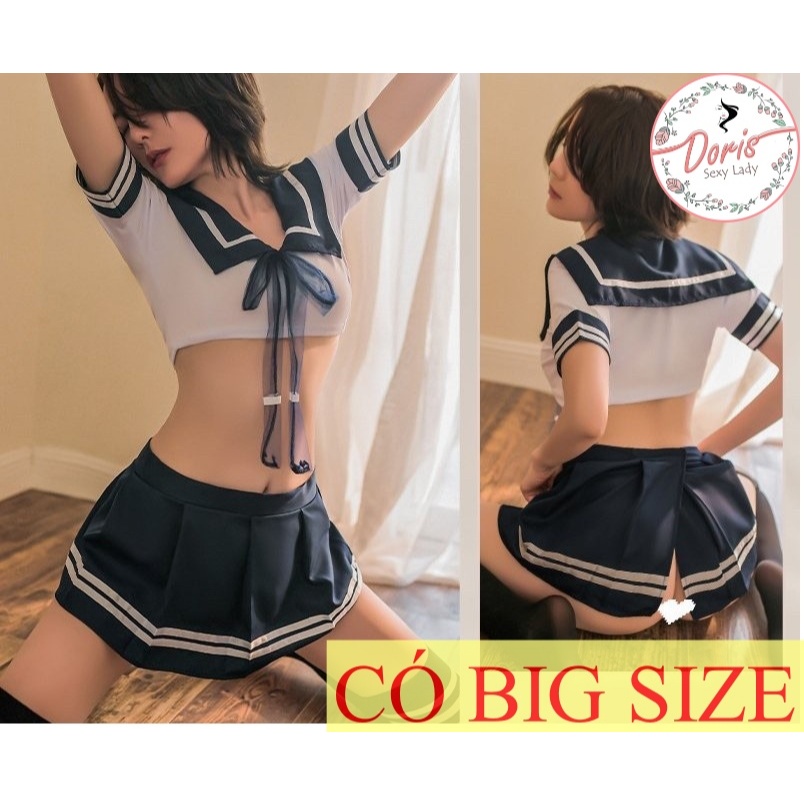 [CÓ BIG SIZE, CHE TÊN] Cosplay nữ sinh Nhật Bản sexy - váy ngủ JK hóa trang học sinh anime gợi cảm CP033